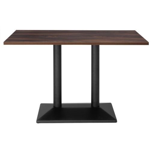 Bolero Indoor Dining Table Dark Wood 1200mm (JB843)