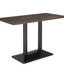 Bolero Indoor Dining Table Dark Wood 1200mm (JB843)