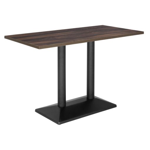 Bolero Indoor Dining Table Dark Wood 1200mm (JB843)
