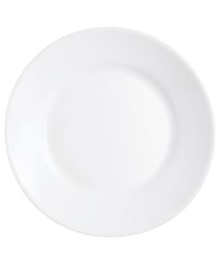 Arcoroc Opal Restaurant Wide Rim Plates 195mm 6 Pack (JE644)