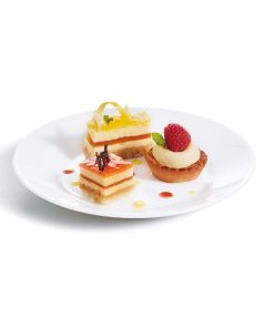 Arcoroc Opal Restaurant Wide Rim Plates 195mm 6 Pack (JE644)