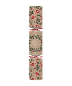 Swantex Kraft Holly Robin Christmas Crackers 12 50 Pack (JE980)