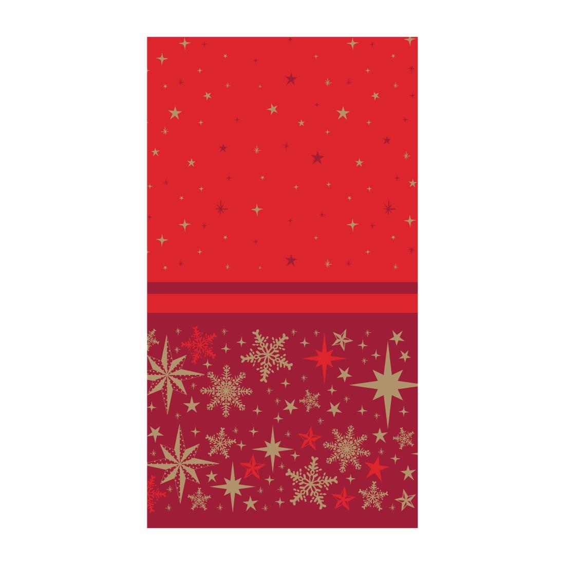 Swantex Merry and Bright Swansilk Tablecover 120x120cm 50 Pack (JE986)