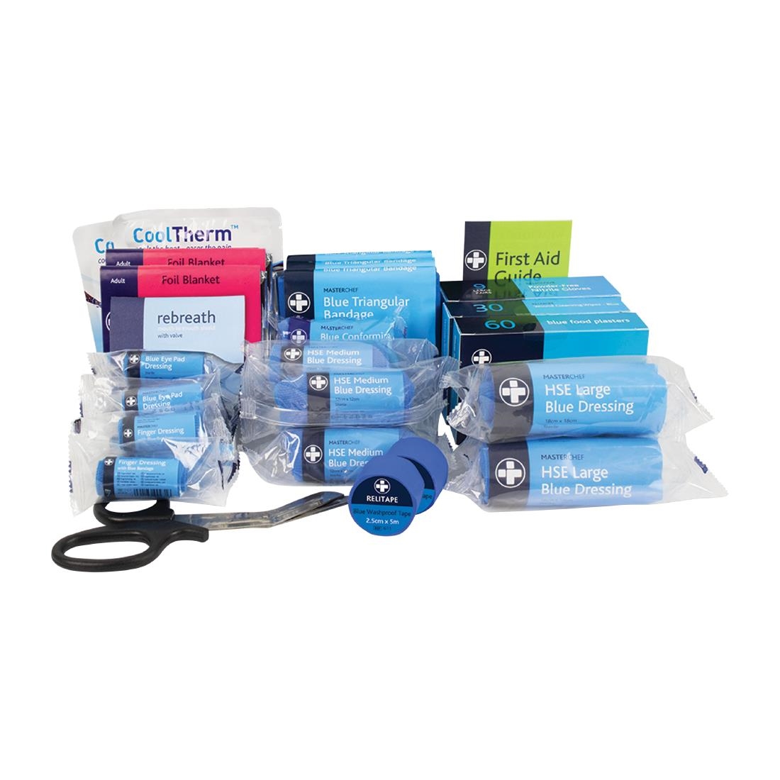 Refill for Masterchef Catering BS8599-1 First Aid Kit Medium (JF029)