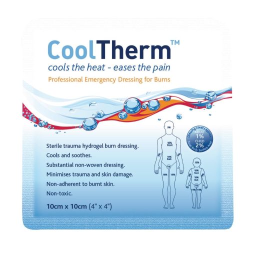 CoolTherm Burn Relief Dressing 10x10cm 120 Pack (JF039)