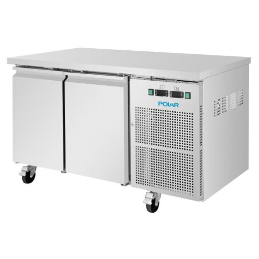 Polar U-Series Double Door Counter Fridge-Freezer 124Ltr (UA086)