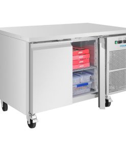 Polar U-Series Double Door Counter Fridge-Freezer 124Ltr (UA086)