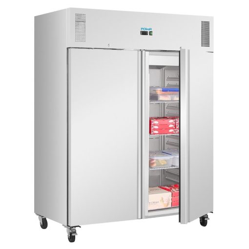 Polar U-Series Upright Double Door Fridge OR Freezer 1300Ltr (UA092)