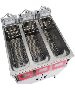 FriFri Touch 633 Electric Free Standing Triple Tank Filtration Fryer TL633M31G0 (CX899)
