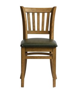 Manhattan Dining Chair in Weathered Oak with Bison Cedar Seat 2 Pack (HX817)