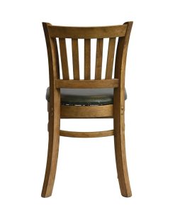 Manhattan Dining Chair in Weathered Oak with Bison Cedar Seat 2 Pack (HX817)