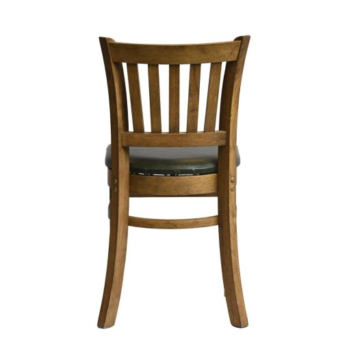 Manhattan Dining Chair in Weathered Oak with Bison Cedar Seat 2 Pack (HX817)