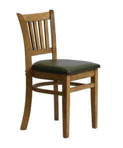 Manhattan Dining Chair in Weathered Oak with Bison Cedar Seat 2 Pack (HX817)