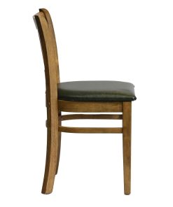 Manhattan Dining Chair in Weathered Oak with Bison Cedar Seat 2 Pack (HX817)