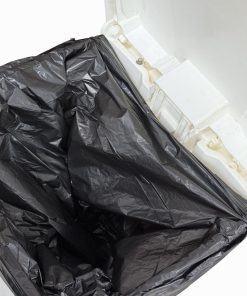 Nisbets Essentials Medium Duty Bin Bags Black 70Ltr 50 Pack (JA599)