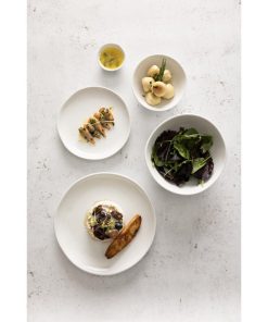 Olympia Chia Plates White 200mm 6 Pack (JB176)