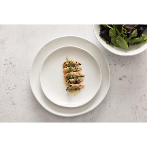 Olympia Chia Plates White 200mm 6 Pack (JB176)