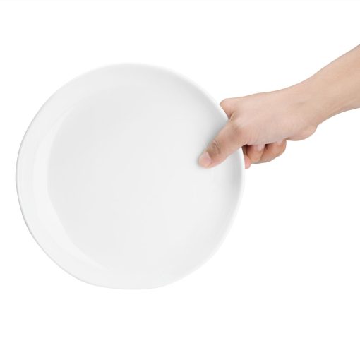 Olympia Chia Plates White 200mm 6 Pack (JB176)
