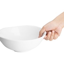 Olympia Chia Deep Bowls White 210mm 6 Pack (JB177)