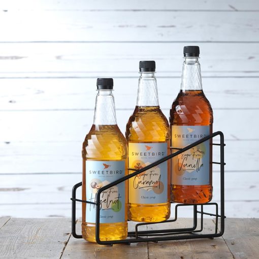 Sweetbird Syrup Bottle Display Rack Stand (JB377)