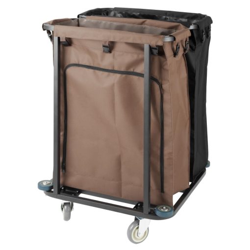 Jantex 2 Compartment Linen Trolley 2x100Ltr (JB760)