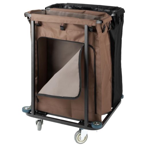 Jantex 2 Compartment Linen Trolley 2x100Ltr (JB760)