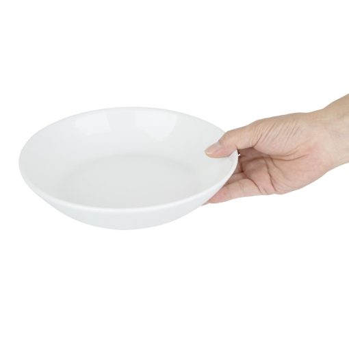 Olympia Chia Coupe Bowls White 220mm 4 Pack (JB899)