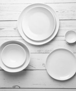 Olympia Chia Coupe Bowls White 220mm 4 Pack (JB899)