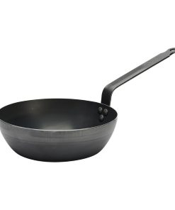 De Buyer Blue Carbon Steel Deep Round Pan 24cm (JB994)