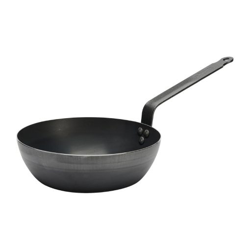 De Buyer Blue Carbon Steel Deep Round Pan 24cm (JB994)