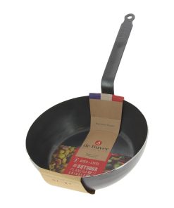 De Buyer Blue Carbon Steel Deep Round Pan 24cm (JB994)