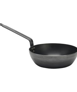 De Buyer Blue Carbon Steel Deep Round Pan 24cm (JB994)