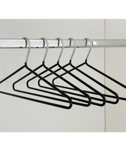 Commercial Hangers Heavy Duty Anti Slip Chrome Hangers 25 Pack (JF079)