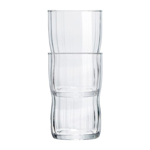 Libbey Stacking Pannello Beverage Glasses 473ml 12 Pack (JF808)