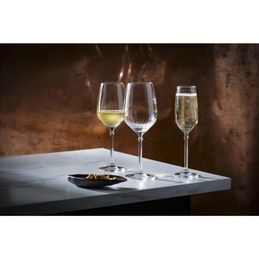 Royal Leerdam Bonheur White Wine Glasses 410ml 6 Pack (JF823)