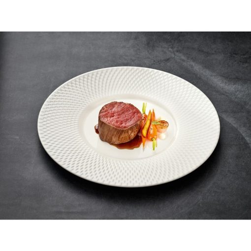 Bauscher Purity Reflections Coupe Plates 240mm 6 Pack (JF841)