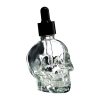 Artis Skull Glass Bitter Bottle with Dropper 60ml (JF892)