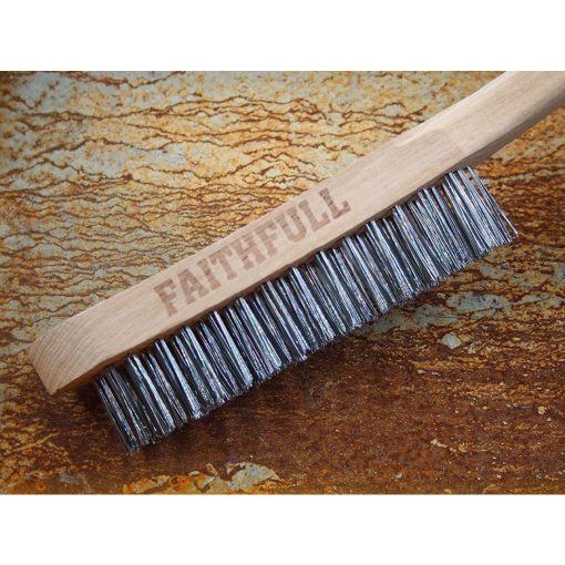Faithfull Heavy Duty Wire Grill Brush 4 Row (JF947)