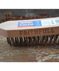 Faithfull Heavy Duty Wire Grill Brush 4 Row (JF947)