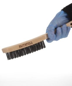 Faithfull Heavy Duty Wire Grill Brush 4 Row (JF947)