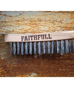 Faithfull Heavy Duty Wire Grill Brush 4 Row with Scraper (JF948)