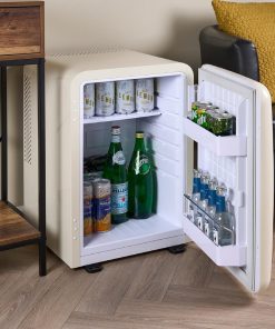 Corby Radley 40Ltr Solid Door Minibar Cream (JK010)
