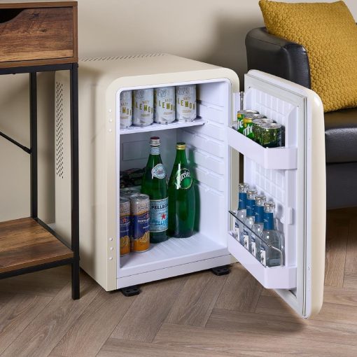 Corby Radley 40Ltr Solid Door Minibar Cream (JK010)