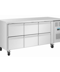 Polar U-Series Six Drawer Gastronorm Counter Fridge (UA101)