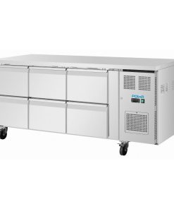 Polar U-Series Six Drawer Gastronorm Counter Fridge (UA101)