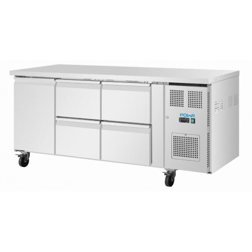 Polar U-Series Counter Fridge 4 Drawers and 1 Door (UA103)