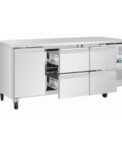 Polar U-Series Counter Fridge 4 Drawers and 1 Door (UA103)