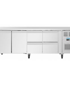 Polar U-Series Counter Fridge 4 Drawers and 2 Door (UA104)