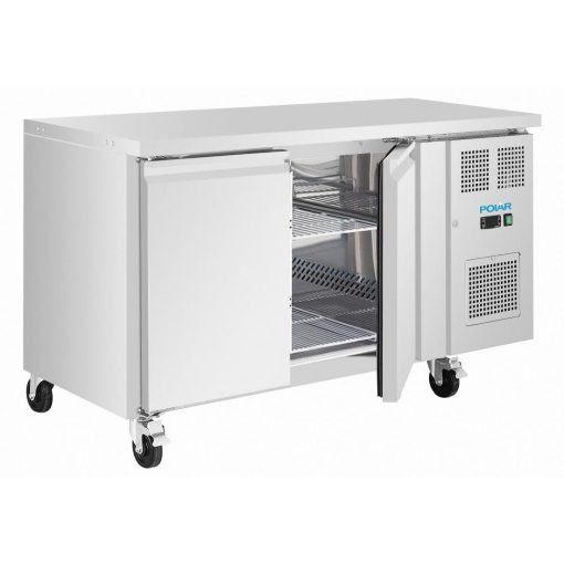 Polar U-Series Double Door Slimline Counter Fridge (UA105)