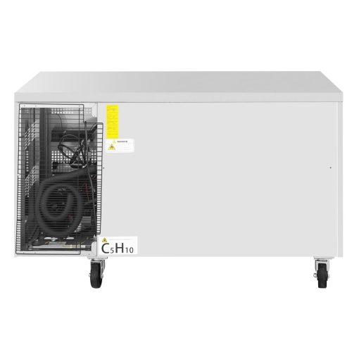 Polar U-Series Double Door Slimline Counter Fridge (UA105)
